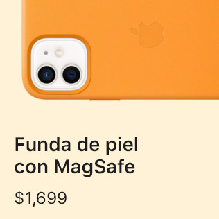 Funda de piel con MagSafe $1,699