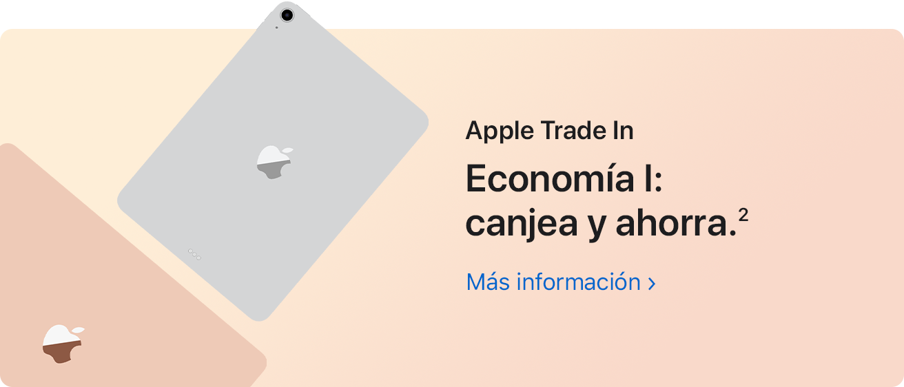 Apple Trade In. Economía I: canjea y ahorra.(2) Más información