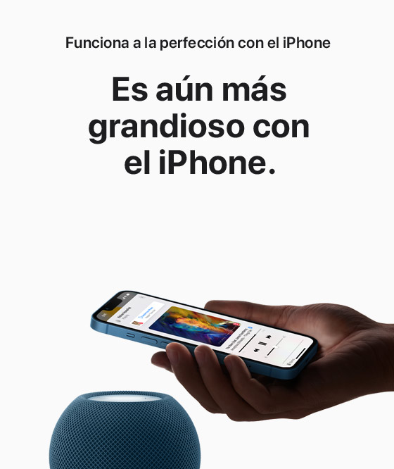 Funciona a la perfección con el iPhone. Es aún más grandioso con el iPhone.