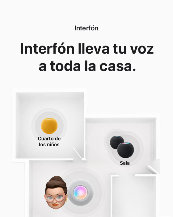 Interfón. Interfón lleva tu voz a toda la casa.