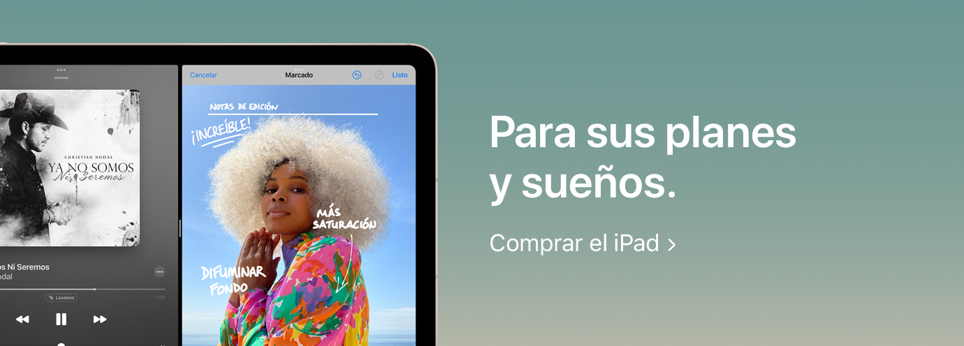 Para sus planes y sueños. Comprar el iPad: