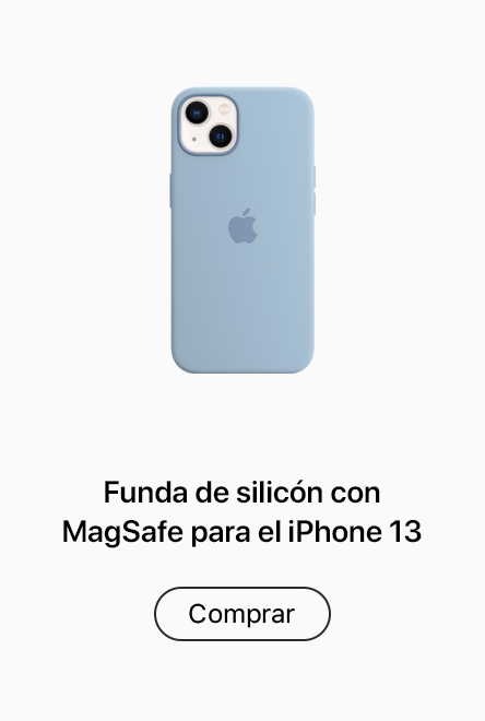 Funda de silicón con MagSafe para el iPhone 13. Comprar: