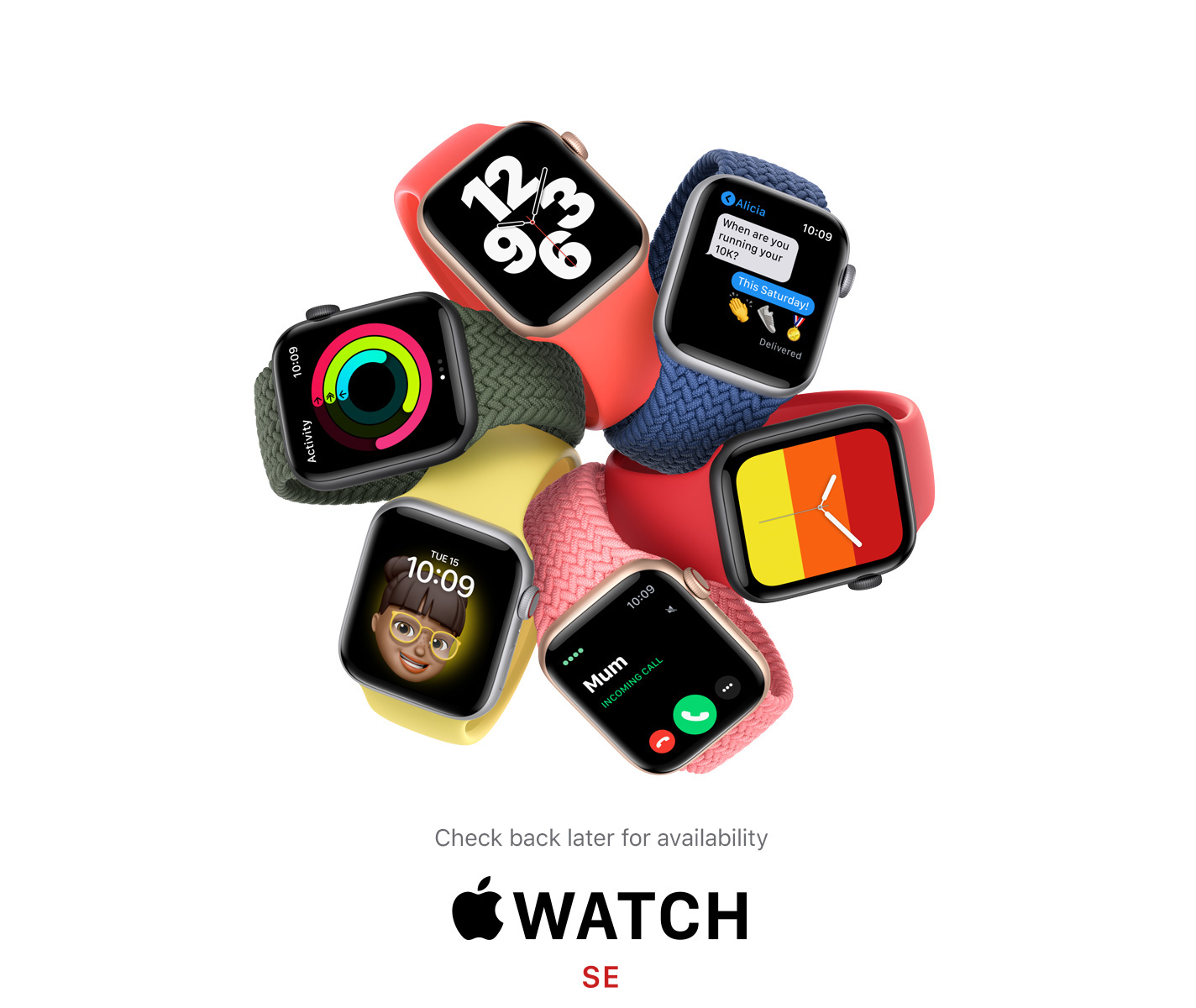 Check back later for availability APPLE WATCH SE