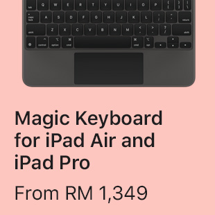 Magic Keyboard for iPad Air and iPad Pro From RM 1,349