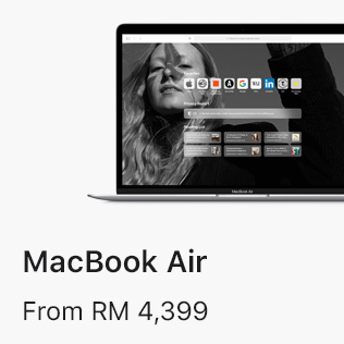 MacBook Air From RM 4,399