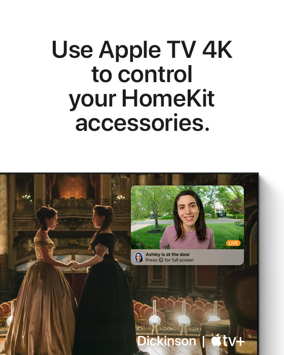 Use Apple TV 4K to control your HomeKit accessories.