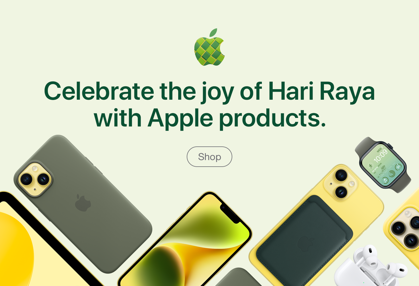 Celebrate the joy of Hari Raya with Apple products.