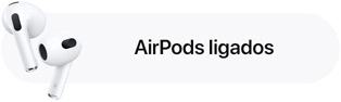 Notificação de ligação dos AirPods.