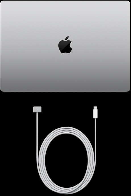 MacBook Pro de 16 inchi, cablu USB‑C la MagSafe 3 și adaptor de alimentare USB‑C de 140 W