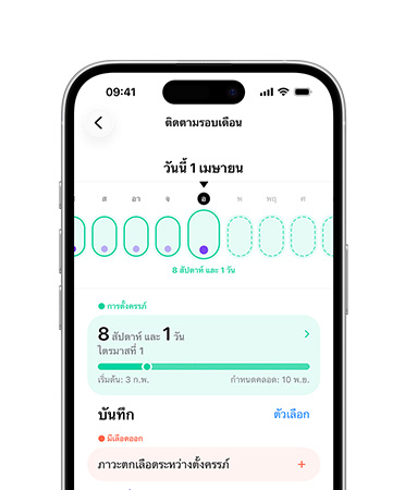 iPhone, Cycle Tracking in Health app set to track pregnancy milestones