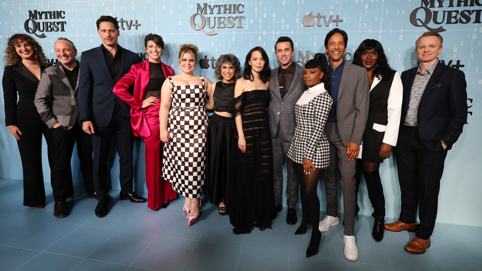 Mythic Quest cast and crew at Linwood Theater