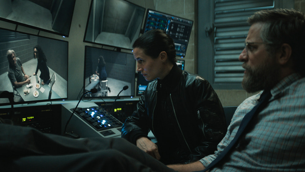 Elisa Lasowski and Joe Tippett in “Monarch: Legacy of Monsters,” premiering November 17, 2023 on Apple TV+.