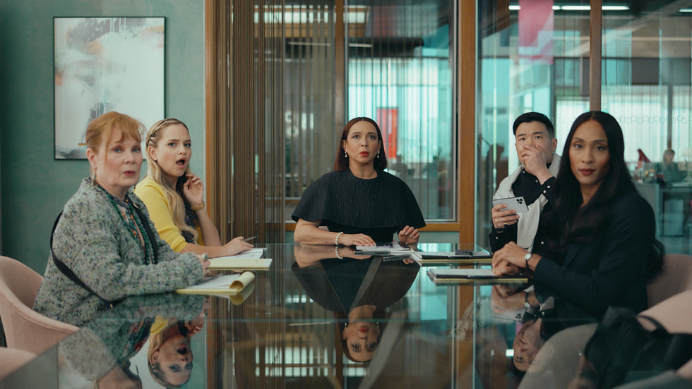 Meagen Fray, Stephanie Styles, Maya Rudolph, Joel Kim Booster and Michaela Jaé Rodriguez