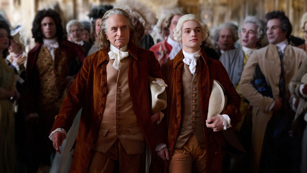 Michael Douglas and Noah Jupe