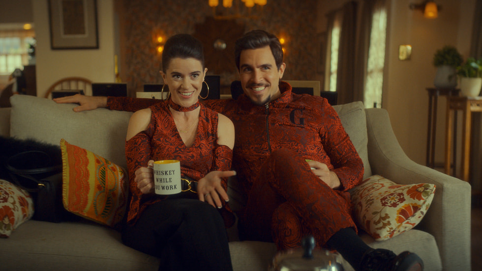 Mary Holland and Josh Segarra