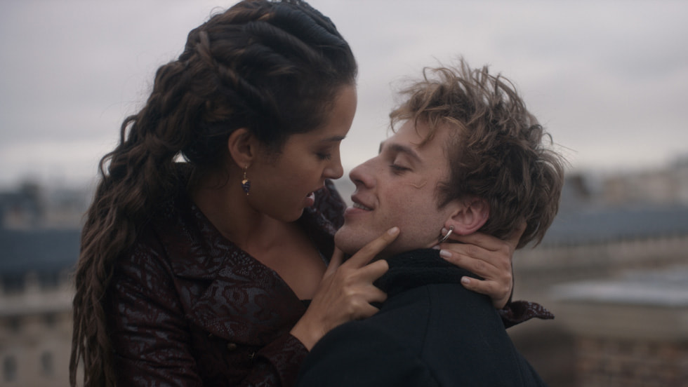 Lyna Khoudri and Benjamin Voisin in “Carême,” premiering globally on Apple TV+ on April 30, 2025.