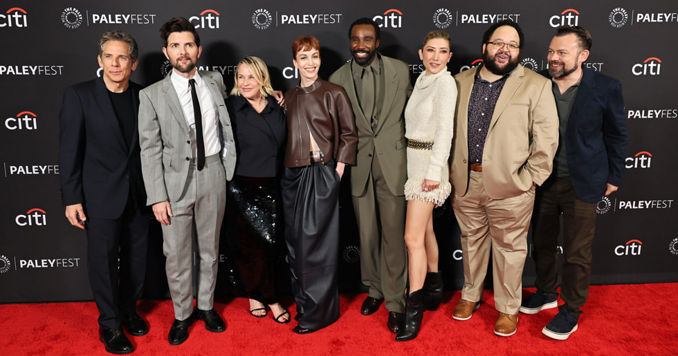 Ben Stiller, Adam Scott, Patricia Arquette, Britt Lower, Tramell Tillman, Dichen Lachman, Zach Cherry and Dan Erickson at the PaleyFest LA screening and panel for Apple TV+’s “Severance” season two finale on Friday, 21 March 2025.