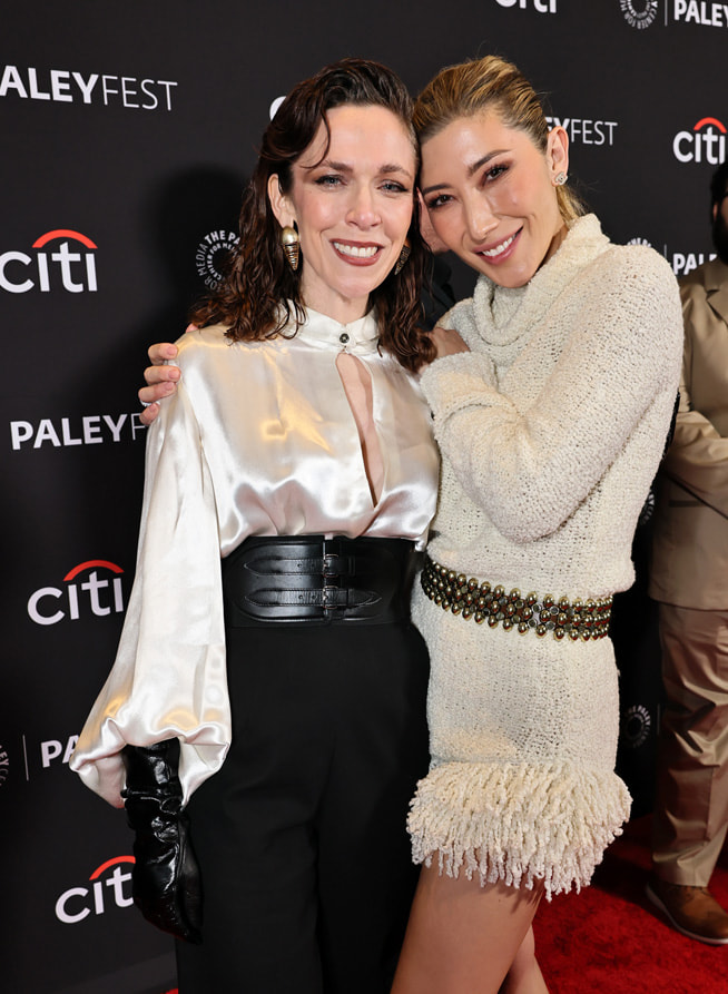 Jen Tullock and Dichen Lachman at the PaleyFest LA screening and panel for Apple TV+’s “Severance” season two finale on Friday, 21 March 2025.