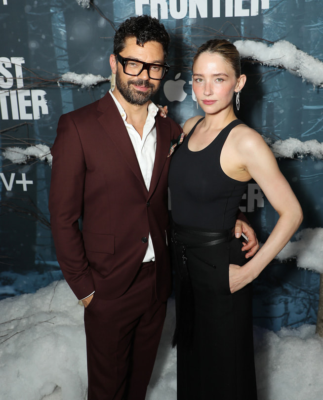 Dominic Cooper and Haley Bennett attend the global premiere of the upcoming Apple TV+ series “The Last Frontier” at the Regal Union Square. The series debuts globally on Apple TV+ on Friday, 10 October, 2025