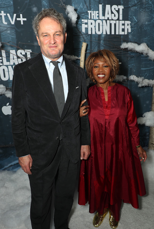 Jason Clarke and Alfre Woodard attend the global premiere of the upcoming Apple TV+ series “The Last Frontier” at the Regal Union Square. The series debuts globally on Apple TV+ on Friday, 10 October, 2025