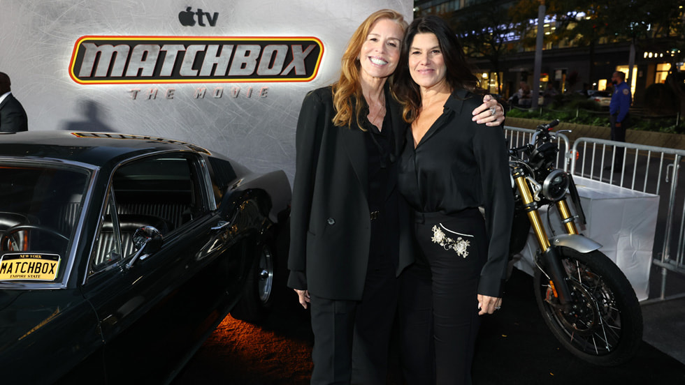 Jules Daly and Robbie Brenner attend the world premiere of the upcoming Apple Original Film “Matchbox The Movie” at AMC Lincoln Square on October 5, 2026 in New York City. “Matchbox The Movie” premieres globally on Apple TV on October 9, 2026.