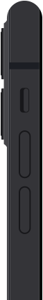 ميزة الضغط من الخلف تظهر مع عرض جانبي لجهاز iPhone‏.