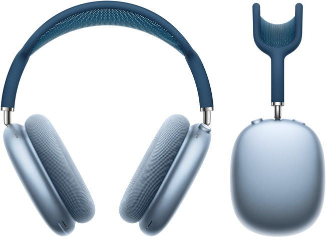 AirPods Max – blankytně modré