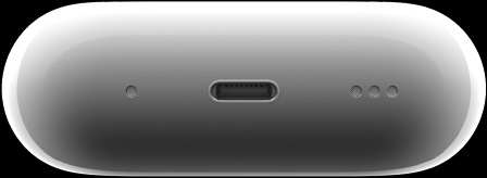 The built-in speaker on MagSafe Charging Case.