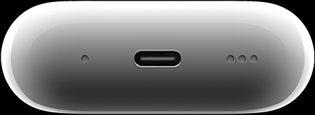 The built-in speaker on MagSafe Charging Case.