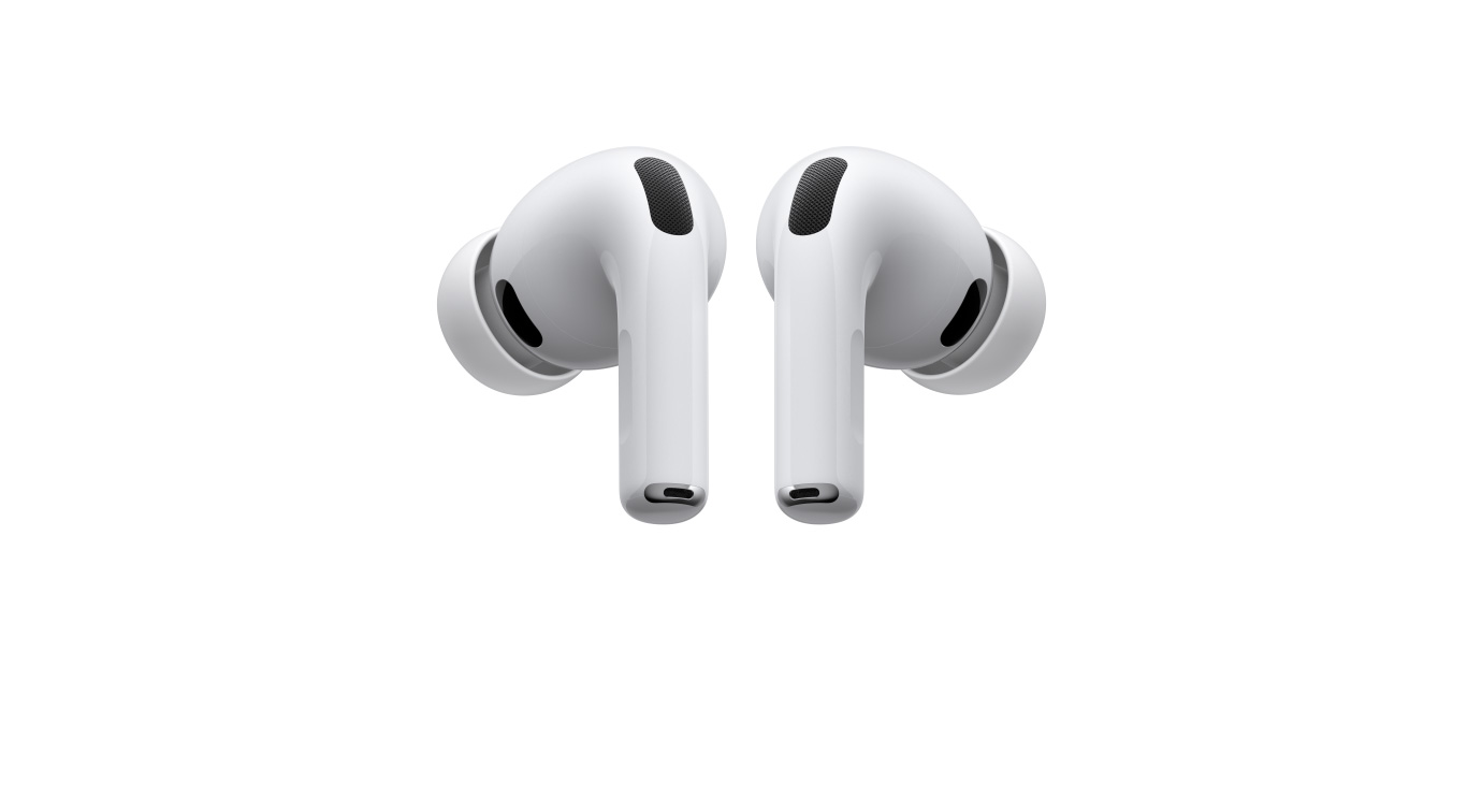 AirPods Pro 3, linker- en rechteroortje, kleur wit, siliconen oortips