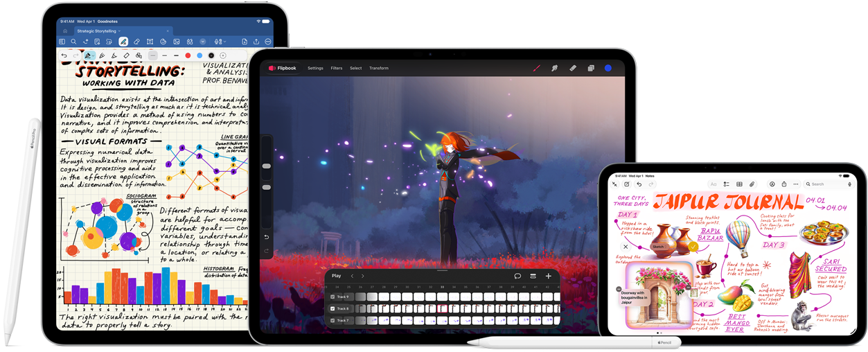 iPads and Apple Pencil (USB-C)
