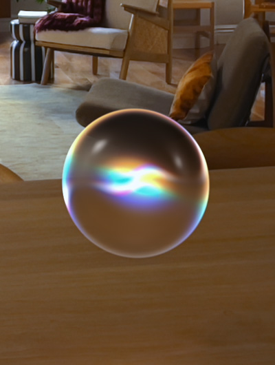 Floating Siri app icon