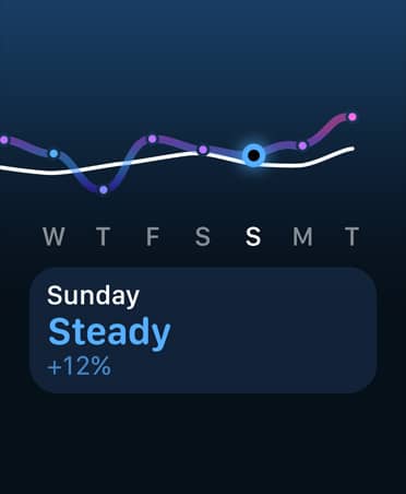 Treenikuorman viivakaavio ja kalenteri