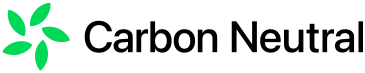 Logo uhlíkové neutrality.