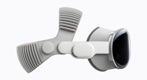 Apple Vision Pro, Seitenansicht