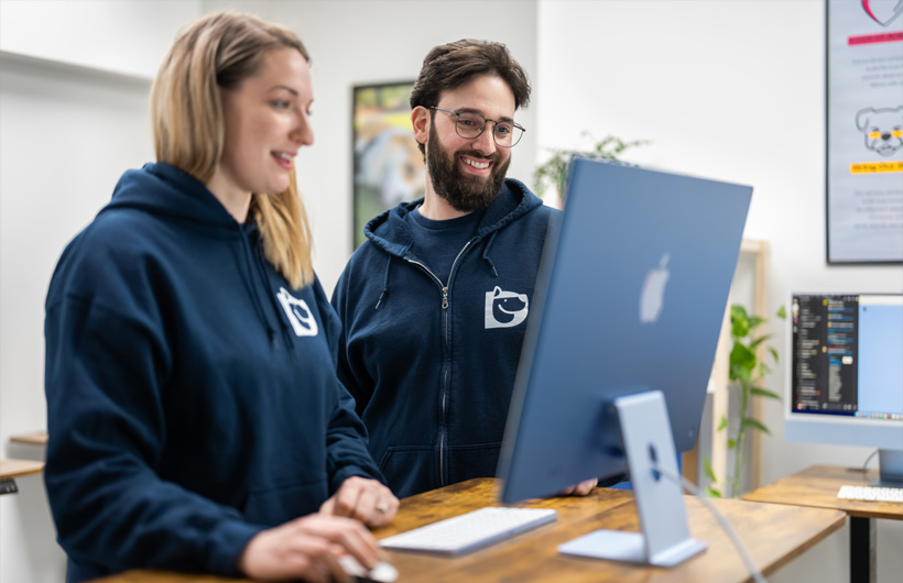 Auf dem grossen Display des iMac kann die Betriebsleitung die Tagesdetails auf einen Blick sehen.
