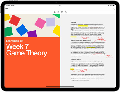 App Adobe Acrobat Reader su un iPad Air