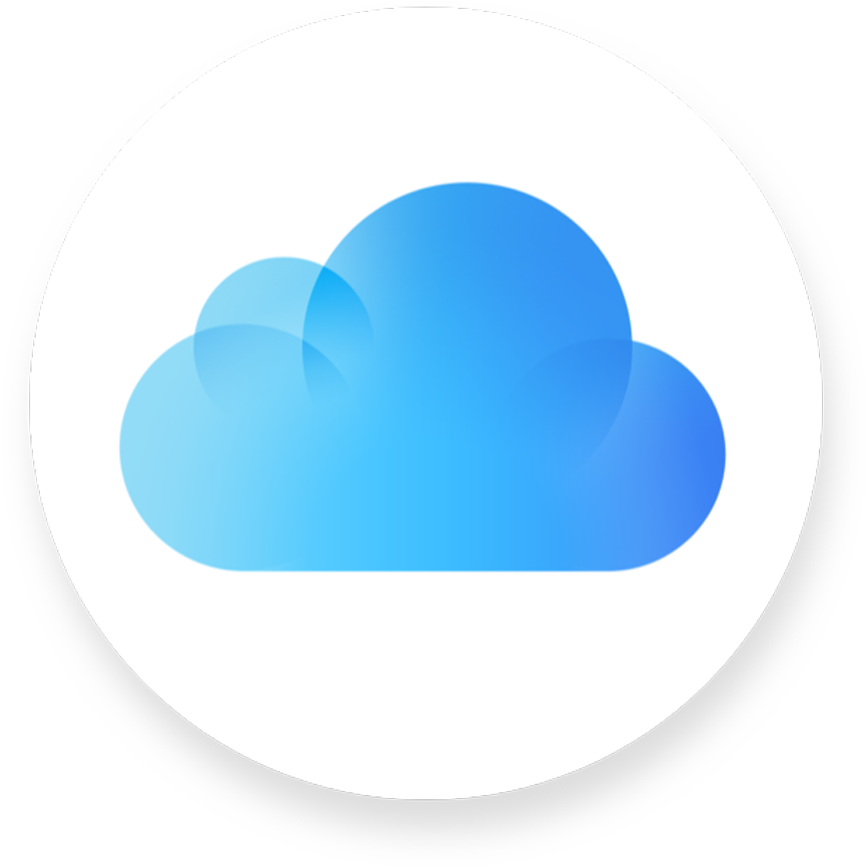 Symbool voor iCloud-service