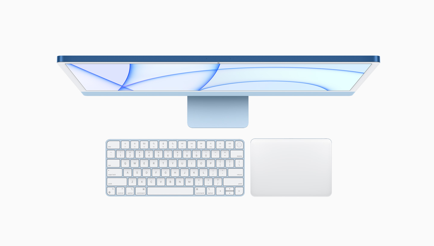 6 skirtingos „iMac“ spalvos