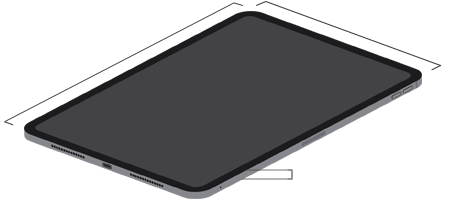 Dimensões do iPad Pro de 11 polegadas