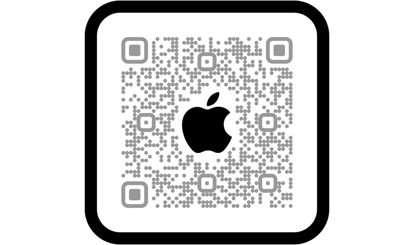 Zeskanuj kod QR, żeby zrobić zakupy w apce Apple Store.