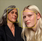 Centre Stage for photos feature in use highlighting the faces of people