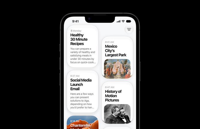 iPhone 17e, screen shows Siri app displaying Siri AI conversations about healthy thirty-minute recipes, Mexico City largest park, social media launch email, history of motion pictures, chanterelle mushrooms, and rarest pigment explanation