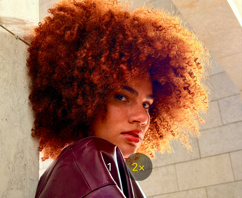 Фотографія людини, яку було зроблено за допомогою зуму 2x