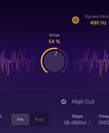 Pantalla que muestra el marcado de ritmo moderno