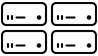 Four Mac Studio icons stacked two by two