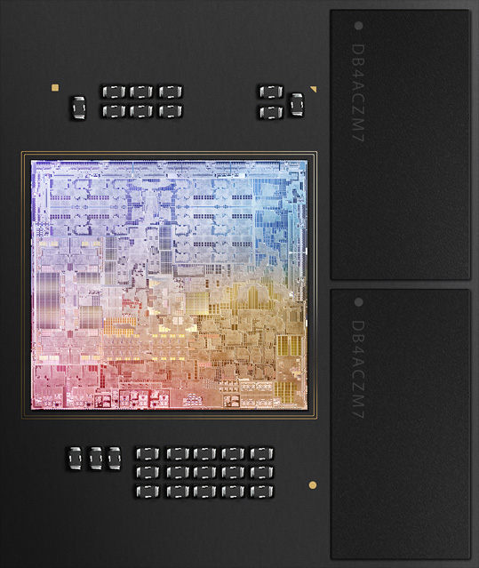Ilustrasi blok chip M2