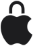 Logo de privacidad de Apple