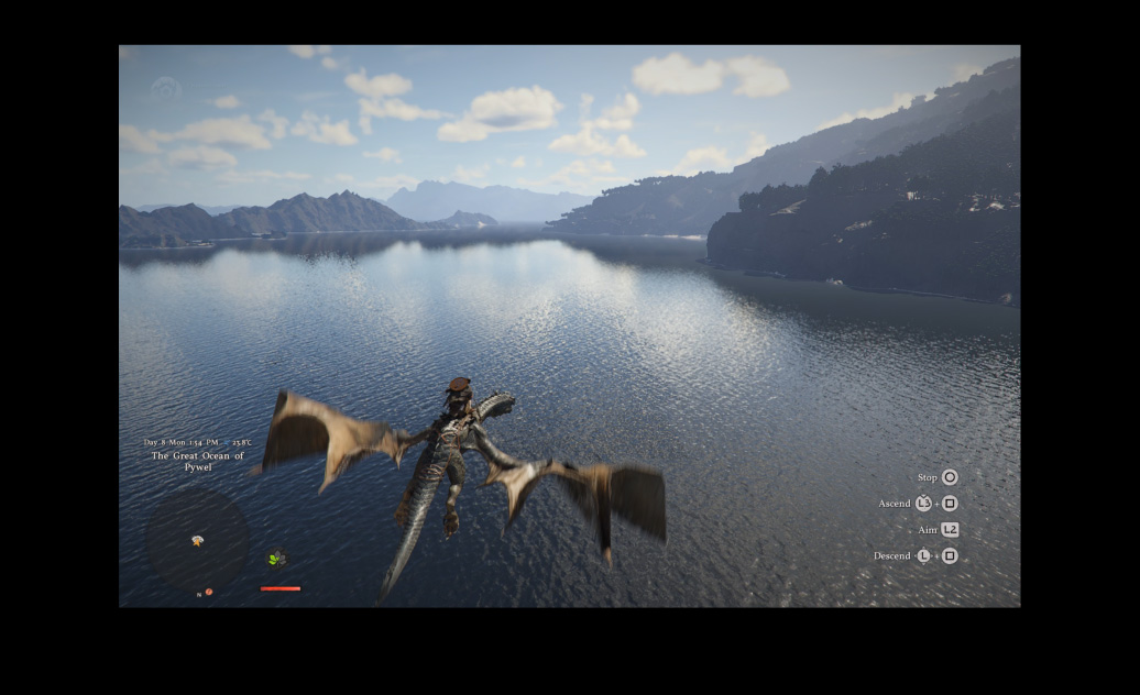 Ecranul MacBook Pro afișând un joc video