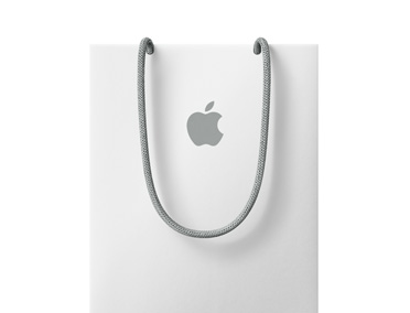 Apple shopping bag